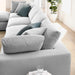 Commix 5 Piece Down Filled Overstuffed Sectional Sofa Set sectional sofa lifestyle shot