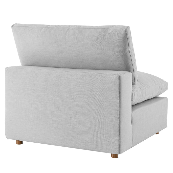 Commix 5 Piece Down Filled Overstuffed Sectional Sofa Set sectional sofa detail close-up