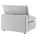 Commix 5 Piece Down Filled Overstuffed Sectional Sofa Set sectional sofa detail close-up