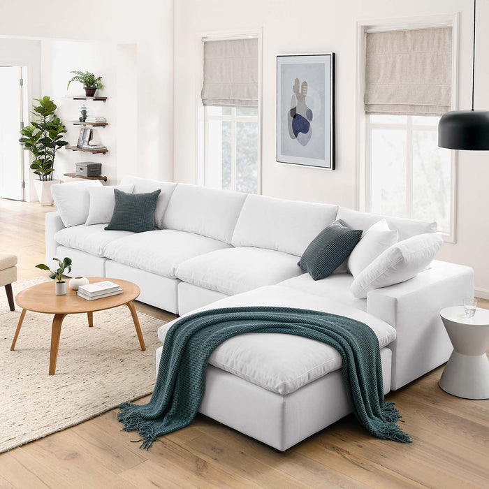 Commix 5 Piece Down Filled Overstuffed Sectional Sofa Set sectional sofa