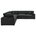 Commix 5 Piece Down Filled Overstuffed Sectional Sofa by Modway - interior view