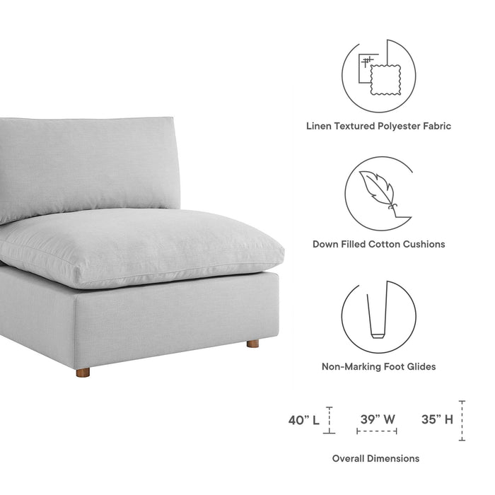 Commix 5 Piece Down Filled Overstuffed Sectional Sofa sectional sofa seating detail
