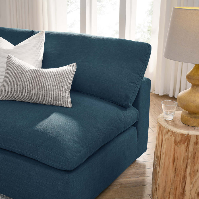 Commix 5-Piece Down Filled Overstuffed Armless Sectional Sofa