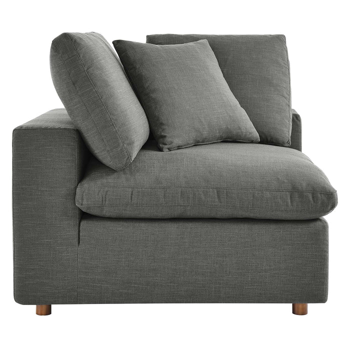 Commix 5-Piece Down Filled Overstuffed Armless Sectional Sofa