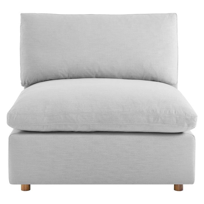 Commix 5-Piece Down Filled Overstuffed Armless Sectional Sofa