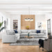 Commix 6 Piece Down Filled Overstuffed Sectional Sofa Set by Modway - interior view