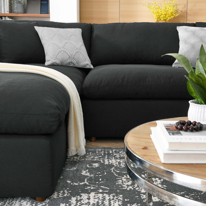 Commix 6-Piece Down Filled Overstuffed Sectional Sofa sectional sofa angle view