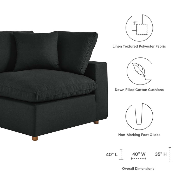 Commix 6-Piece Down Filled Overstuffed Sectional Sofa sectional sofa lifestyle shot