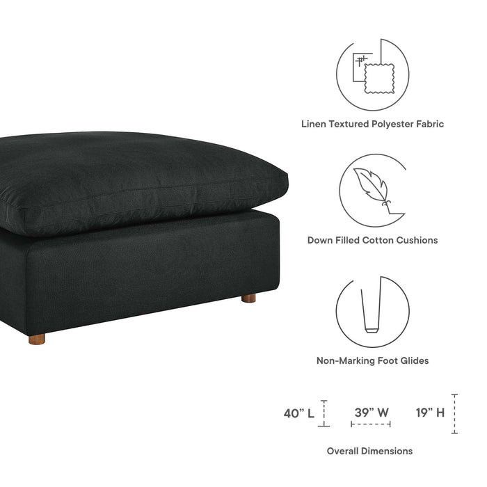 Commix 6-Piece Down Filled Overstuffed Sectional Sofa sectional sofa dimensions and measurements