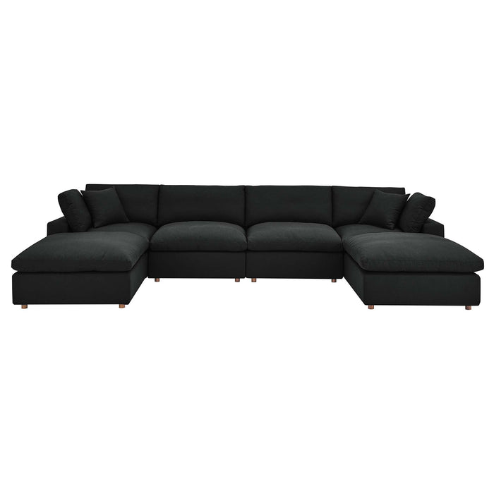 Commix 6-Piece Down Filled Overstuffed Sectional Sofa sectional sofa