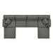 Commix 6-Piece Down Filled Overstuffed Sectional Sofa by Modway - view 17