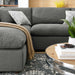 Commix 6-Piece Down Filled Overstuffed Sectional Sofa by Modway - lifestyle in-use