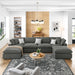 Commix 6-Piece Down Filled Overstuffed Sectional Sofa by Modway - front view