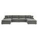Commix 6-Piece Down Filled Overstuffed Sectional Sofa by Modway - angle view