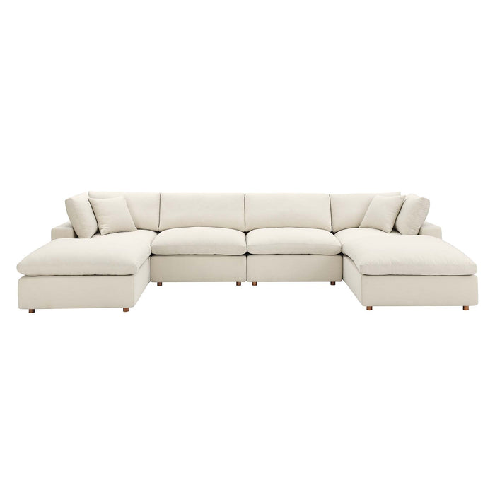 Commix 6-Piece Down Filled Overstuffed Sectional Sofa by Modway - view 20