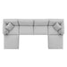 Commix 6-Piece Down Filled Overstuffed Sectional Sofa sectional sofa angle view