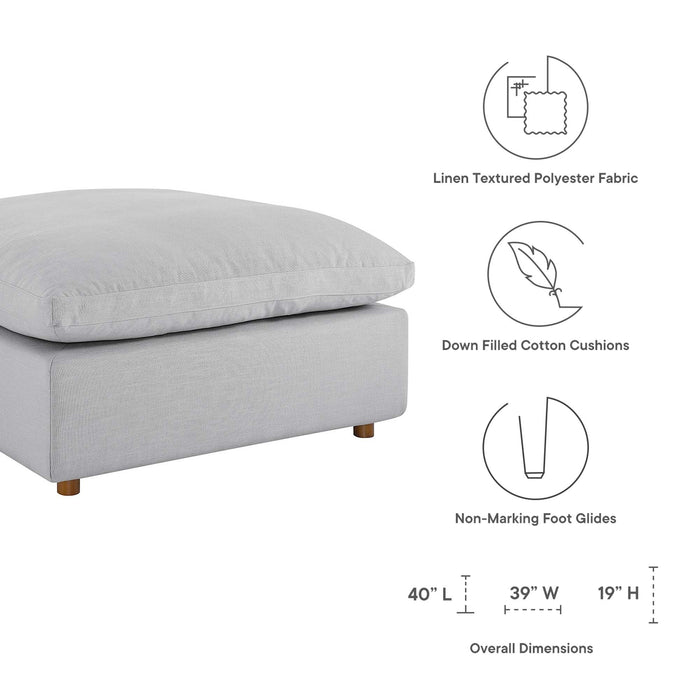 Commix 6-Piece Down Filled Overstuffed Sectional Sofa sectional sofa detail close-up