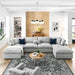 Commix 6-Piece Down Filled Overstuffed Sectional Sofa sectional sofa angle view