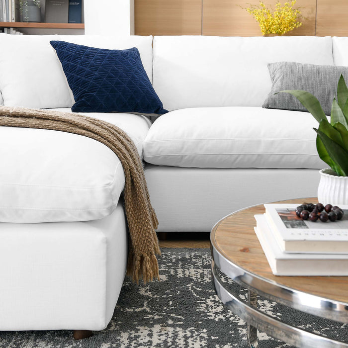 Commix 6-Piece Down Filled Overstuffed Sectional Sofa sectional sofa side view