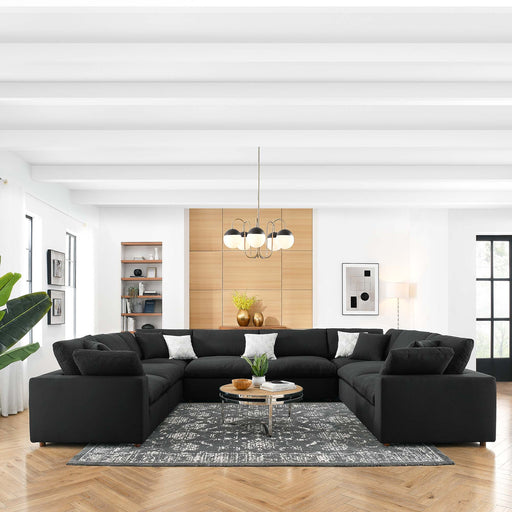 Commix 8-Piece Down Filled Overstuffed Sectional Sofa by Modway - front view
