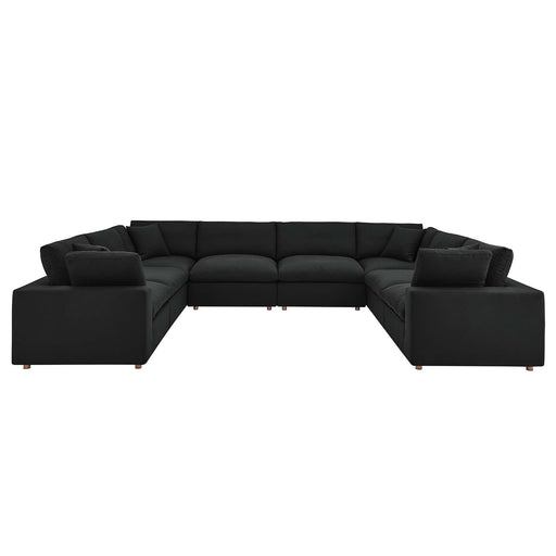 Commix 8-Piece Down Filled Overstuffed Sectional Sofa by Modway - angle view