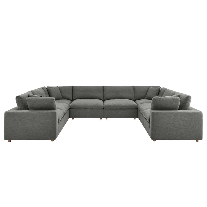 Commix 8-Piece Down Filled Overstuffed Sectional Sofa sectional sofa seating detail