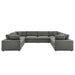 Commix 8-Piece Down Filled Overstuffed Sectional Sofa sectional sofa seating detail
