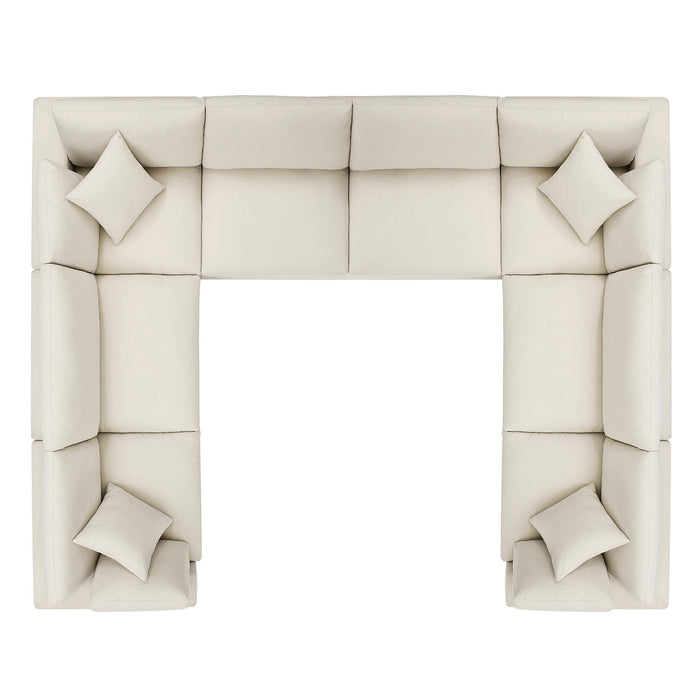 Commix 8-Piece Down Filled Overstuffed Sectional Sofa by Modway - view 29