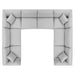 Commix 8-Piece Down Filled Overstuffed Sectional Sofa sectional sofa detail close-up