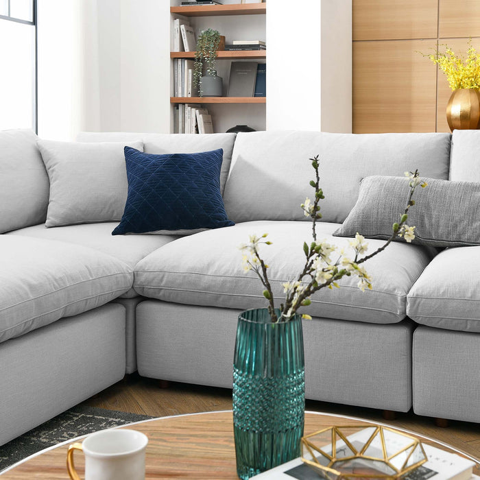 Commix 8-Piece Down Filled Overstuffed Sectional Sofa sectional sofa detail close-up
