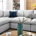 Commix 8-Piece Down Filled Overstuffed Sectional Sofa sectional sofa detail close-up