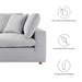 Commix 8-Piece Down Filled Overstuffed Sectional Sofa sectional sofa side view