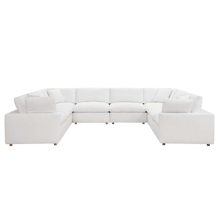 Commix 8-Piece Down Filled Overstuffed Sectional Sofa sectional sofa angle view