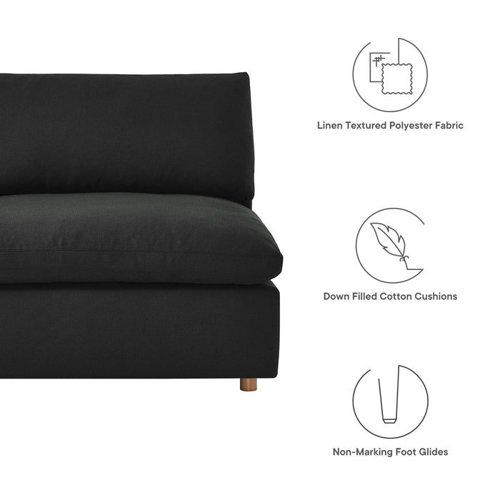 Commix 7-Piece Down Filled Overstuffed Sectional Sofa by Modway - detail close-up