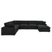 Commix 7-Piece Down Filled Overstuffed Sectional Sofa by Modway - angle view