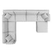 Commix 7-Piece Down Filled Overstuffed Sectional Sofa sectional sofa