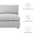 Commix 7-Piece Down Filled Overstuffed Sectional Sofa sectional sofa back view