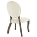 Modway Exhibit French Vintage Dining Performance Velvet Side Chair - Close-Up