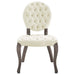 Modway Exhibit French Vintage Dining Performance Velvet Side Chair - Lifestyle View
