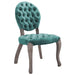Modway Exhibit French Vintage Dining Performance Velvet Side Chair - View 13