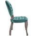 Modway Exhibit French Vintage Dining Performance Velvet Side Chair - View 14