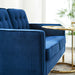 Loft Gold Stainless Steel Leg Performance Velvet Loveseat - view 8
