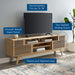 Modway Render 71" Media Console TV Stand Living Room Furniture in Brown - Detail View