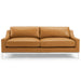 Harness 83.5" Stainless Steel Base Leather Sofa - view 15
