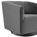 Twist Accent Lounge Performance Velvet Swivel Chair - view 7