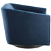 Twist Accent Lounge Performance Velvet Swivel Chair - view 10