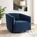 Twist Accent Lounge Performance Velvet Swivel Chair - view 8
