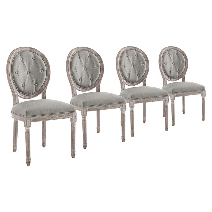 Arise Upholstered Fabric Dining Side Chair Set of 4