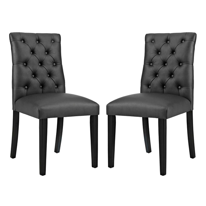 Duchess Dining Chair Vinyl Set of 2
