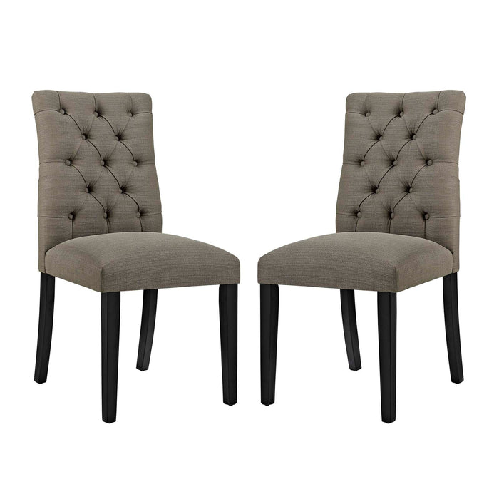 Duchess Fabric Dining Chair Set of 2
